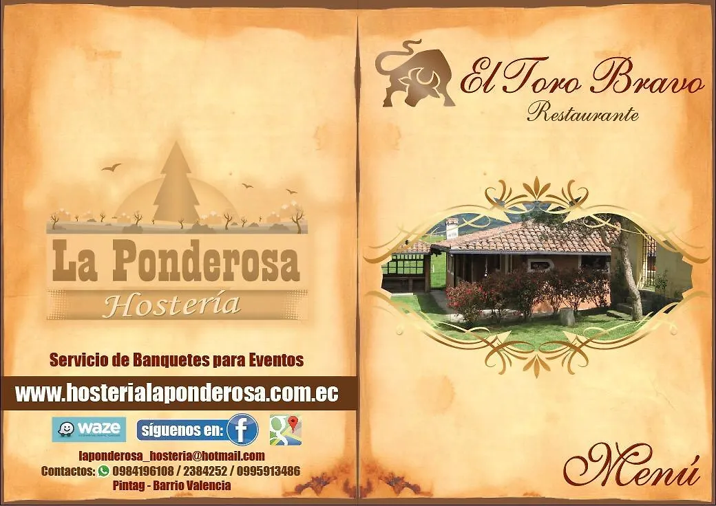 Nocleg ze śniadaniem Hosteria La Ponderosa Quito Ekwador